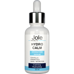 Сироватка для обличчя Jole Hydro+Calm Serum з муцином равлики, центелою та пребіотиками 30 мл (4820243881374) надійний