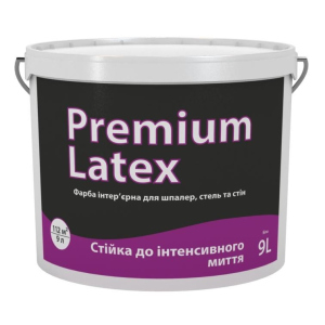 Краска Vasco Premium Latex ( Васко Премиум Латекс ) 9 л латексная, матовая, стойкая к мытью, для интерьера лучшая модель в Чернигове