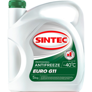 Антифриз Sintec Euro G11 -40°C 5 кг Зелений (800523) рейтинг