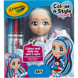 Набір для творчості Crayola Colour n Style Стильні дівчата Скай (918938.005) (8720077189386) ТОП в Чернігові
