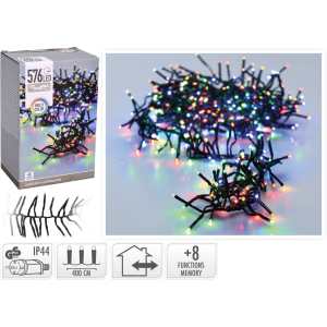 Гірлянда Christmas Decoration 576 LED ламп різнокольорова 7.2 м (AX9502420) ТОП в Чернігові