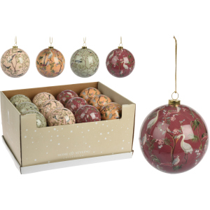 Набор елочных шаров Christmas Decoration 10 см 24 шт BIRD (APF478520) лучшая модель в Чернигове