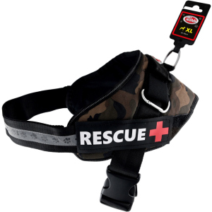 Шлея усиленная Pet Nova Rescue+ XL 70-90 см Камуфляжная (HA-RESCUE-CAMUFLAGE-XL) (5903031442366) в Чернигове