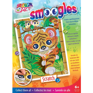 Набор для творчества Sequin Art Smoogles Тигр 25х34 см (SA1815) в Чернигове