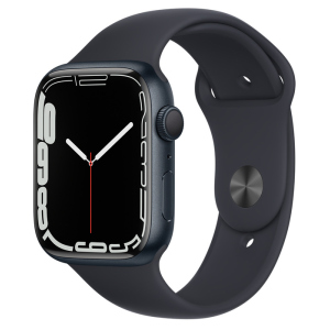 Смарт-часы Apple Watch Series 7 GPS 45mm Midnight Aluminium Case with Black Sport Band (MKN53UL/A) в Чернигове