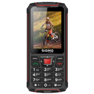 Мобильный телефон Sigma mobile X-treme PR68 Black-Red лучшая модель в Чернигове