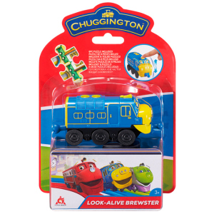 Игрушка Chuggington Паровозик Брюстер с механической функцией и пазлом (EU890302) ТОП в Чернигове