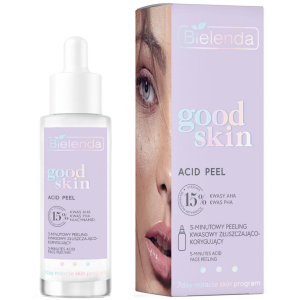 Кислотный пилинг Bielenda Good Skin Микро-эксфолиант 15% AHA + PHA + Ниацинамид 30 мл (5902169046873) ТОП в Чернигове