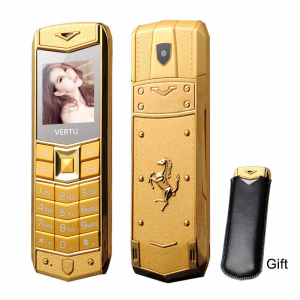 Мобільний телефон H-Mobile A8 (Mafam A8) gold. Vertu design 1" 2000 mAh 2 SIM рейтинг