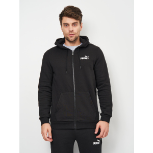 Спортивна кофта Puma ESS Small Logo FZ Hoodie 58670201 L Чорна (4063697310636) краща модель в Чернігові