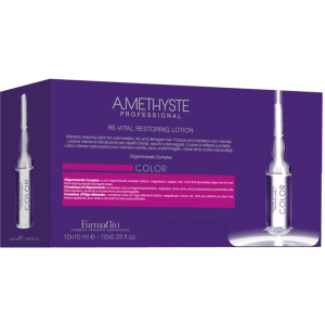 Лосьйон в ампулах Farmavita Amethyste Color Revital Restoring Lotion для фарбованого волосся 10 мл x 10 шт (8022033016041) ТОП в Чернігові