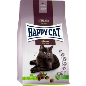 Сухий корм Happy Cat Sterilised Weide Lamm для дорослих стерилізованих кішок зі смаком ягняти 10 кг (70586 / 4001967140712) в Чернігові