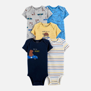 Боди-футболка Carters 1J981810 62 см 5 шт 998 ASST Assorted-ST (194133788123) в Чернигове