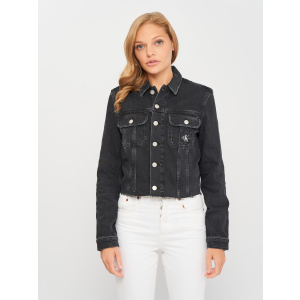 Джинсова куртка Calvin Klein Jeans Cropped 90s Denim Jacket J20J216492-1BY S Denim Black (8719854103424) надійний