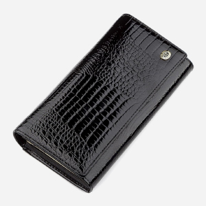 Кошелек ST Leather Accessories 18426 Черный лучшая модель в Чернигове