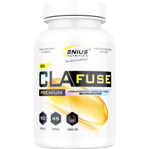 Вітаміни та мінерали Genius Nutrition CLA FUSE 90 гелевих капсул (5405621076581) в Чернігові