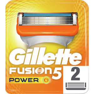 Сменные картриджи для бритья (лезвия) мужские Gillette Fusion5 Power 2 шт (7702018867172) лучшая модель в Чернигове