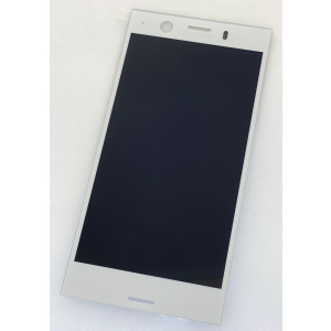 Дисплей (экран) для Sony G8441 Xperia XZ1 Compact + тачскрин, серебристый, White Silver, Original (PRC)