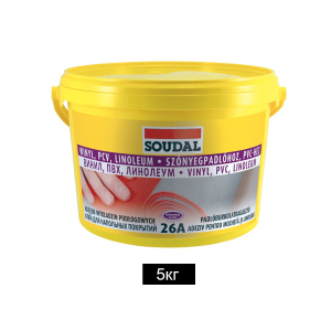 Клей для напольных покрытий Soudal 26А 5кг (000030000026050000) рейтинг