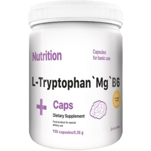 Антистрес комплекс L-Триптофан Магній B6 EntherMeal L-Tryptophan Mg B6 150 капсул (TRMGB150AB120) в Чернігові