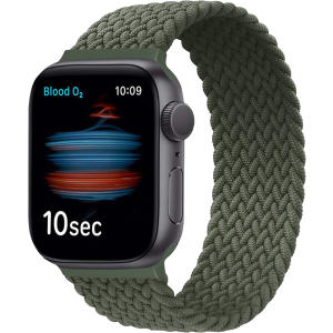 Ремінець Promate Fusion-44S для Apple Watch 42-44 мм 1/2/3/4/5/6/7/SE Green (fusion-44s.green) в Чернігові