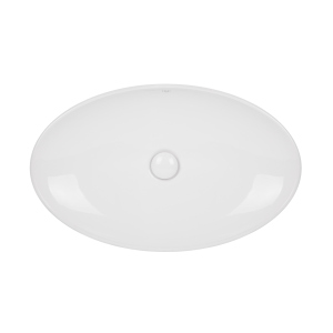 Раковина-чаша Qtap Dove 680х420х120 White з донним клапаном QT0611K160W