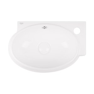 Раковина Qtap Leo 430x290x140 White з донним клапаном QT11115011RW рейтинг