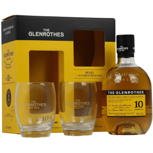 Віскі Glenrothes 10 років витримки 0.7 л 40% з 2 склянками (3068680213001) краща модель в Чернігові