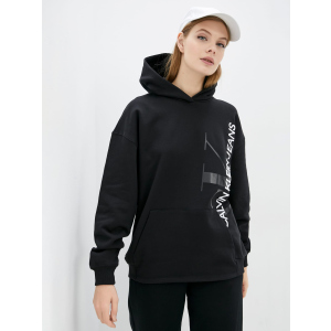 Худи Calvin Klein Jeans Vertical Monogram Hoodie J20J216929-BEH L Pvh Black (8719854846277) ТОП в Чернигове