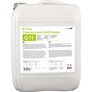 Жидкость охлаждающая Vira Concentrate Antifreeze G11 зеленая 20 л (VI5002) в Чернигове