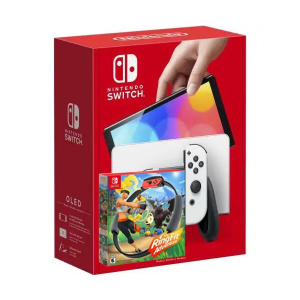 Nintendo Switch (OLED model) White + Ring Fit Adventure