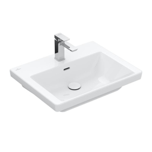 Умывальник на тумбу 60см VILLEROY & BOCH SUBWAY 3.0 4А706001 белый (83801) в Чернигове