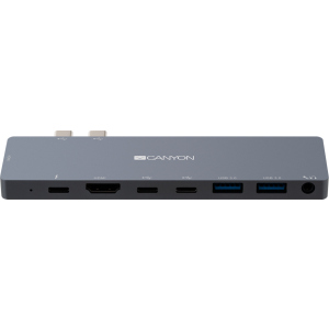 Мультипортова док-станція Canyon 8-в-1 USB Type C (CNS-TDS08DG) в Чернігові