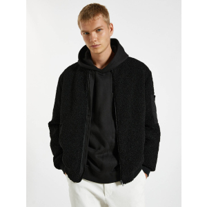 Бомбер Pull & Bear 9710/541/800 XL Черный (09710541800052) лучшая модель в Чернигове