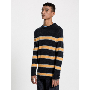 Джемпер Pull & Bear XAZ225236GICC L Темно-синій у смужку (DD8000004559551)