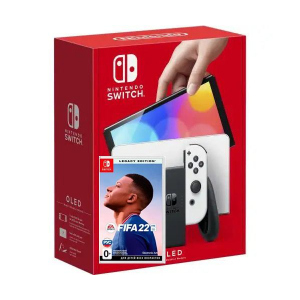 Nintendo Switch (OLED model) White + Гра FIFA 22 Legacy Edition (російська версія) краща модель в Чернігові