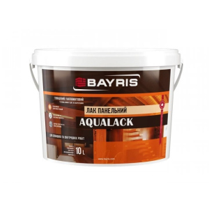 Лак панельный Bayris Aqualack 10 л глянцевый бесцветный арт B0014 надежный