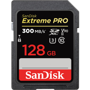 SanDisk Extreme PRO SDXC 128GB Class 10 UHS-II V90 (SDSDXDK-128G-GN4IN) ТОП в Чернигове