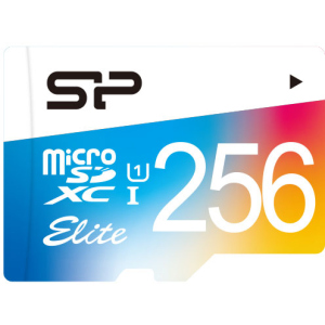 Silicon Power Elite Color microSDXC 256GB Class 10 UHS-I + adapter (SP256GBSTXBU1V20SP) в Чернигове