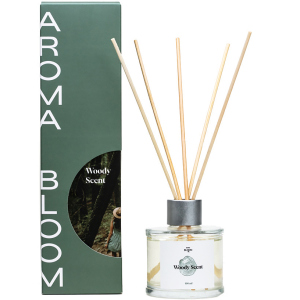 Аромадифузор для дому Aroma Bloom Woody scent Аромат лісу 100 мл (8690954163498) краща модель в Чернігові