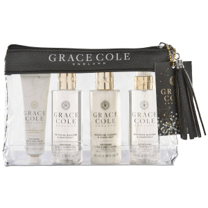 Набор для женщин Grace Cole Travel Set Nectarine Blossom & Grapefruit + косметичка (5055443696551) ТОП в Чернигове