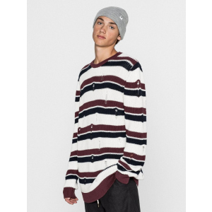 Джемпер Pull & Bear XAZ177077WAUC M Белый в темно-синюю полоску коричневый (DD8000003776775) в Чернигове