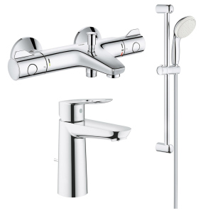 Набор смесителей Grohe Grohtherm 800 + BauLoop 34550TM лучшая модель в Чернигове