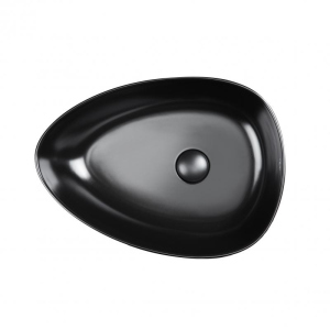 Раковина-чаша Qtap Leo MATT BLACK QT1111A053MB с донным клапаном SD00045940