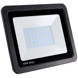 Прожектор светодиодный Eurolamp SMD 50W 6000K черный с радиатором (LED-FL-50/6) в Чернигове