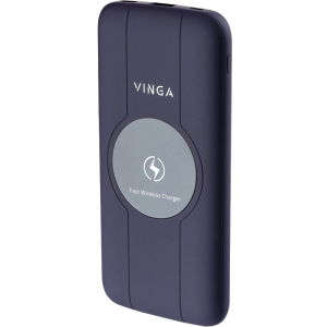 УМБ Vinga Wireless QC3.0 PD Soft Touch 10000 mAh Purple лучшая модель в Чернигове