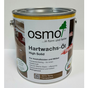 Масло с твердым воском цветное прозрачное OSMO HARTWACHS-ÖL Farbig 3073 - (терра) 2.5 л. в Чернигове