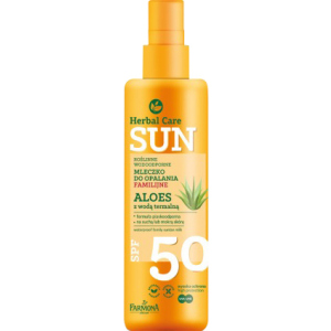 Водостійке молочко для засмаги Farmona Herbal Care Sun SPF 50 200 мл (5900117972830) краща модель в Чернігові