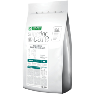 Сухий корм для собак Nature's Protection Super Care Sensitive Skin&Stomach Adult All Breeds 10 кг (NPSC45793) (4771317457936) ТОП в Чернігові