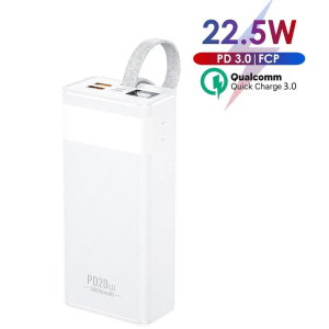 Павербанк WK 30000mAh Fast Charging with Digital Display|2xUSB/1xType-C, 22.5W/5A, PD/SCP/QC| рейтинг